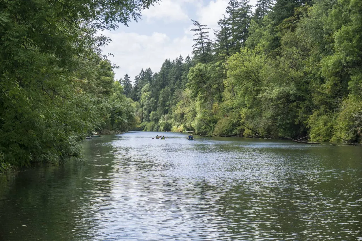 Tualatin River in Tualatin Oregon